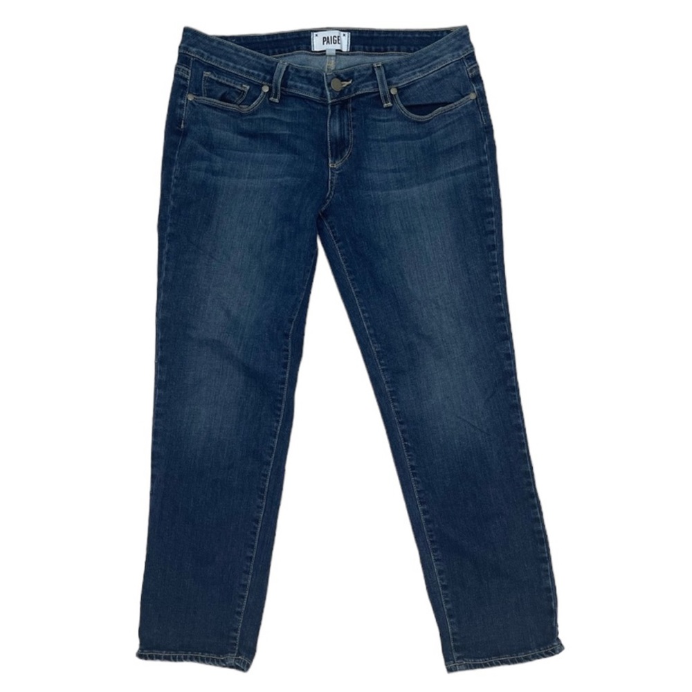 PAIGE Jimmy Jimmy Crops Jeans Color Blue Size 28